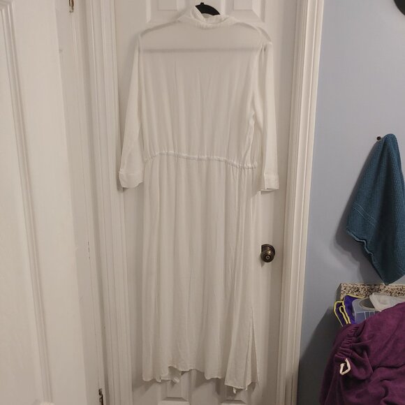 Sheer White Coverup - Picture 2 of 8